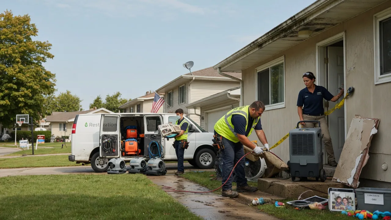 Water Damage Restoration in Whitehall, WI near me